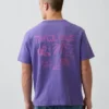 Schweres, locker sitzendes T-Shirt mit Aufdruck