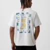 Schweres, locker sitzendes T-Shirt mit Aufdruck