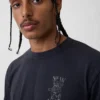 Schweres, locker sitzendes T-Shirt mit Aufdruck