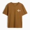 Schweres, locker sitzendes T-Shirt mit Aufdruck