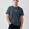 Schweres, locker sitzendes T-Shirt mit Logo