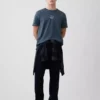 Schweres, locker sitzendes T-Shirt mit Logo