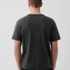 Schweres, locker sitzendes T-Shirt mit Logo