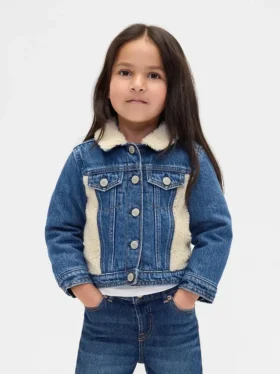 Sherpa-Icon-Jeansjacke für Baby & Kleinkind