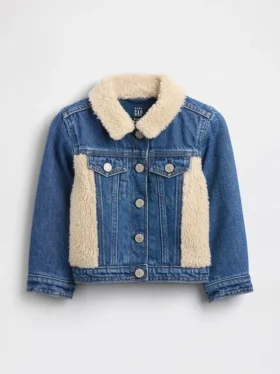 Sherpa-Icon-Jeansjacke für Baby & Kleinkind
