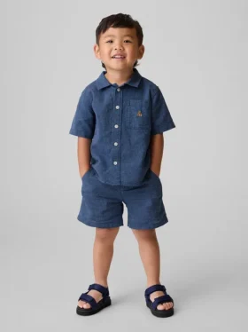 Shorts aus Leinen-Baumwoll-Mischung für Baby & Kleinkind