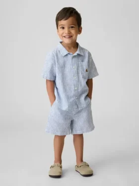 Shorts aus Leinen-Baumwoll-Mischung für Baby & Kleinkind