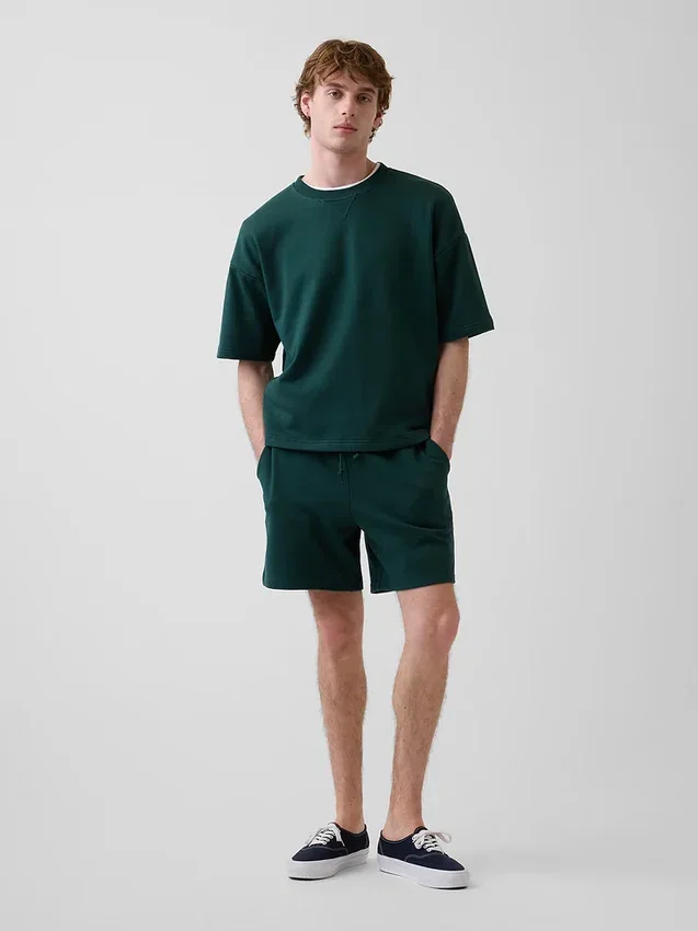 Shorts aus schwerem French-Terry-Stoff für Erwachsene
