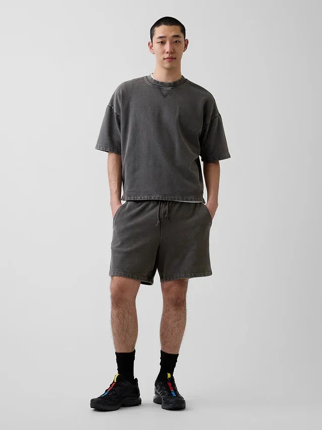Shorts aus schwerem French-Terry-Stoff für Erwachsene