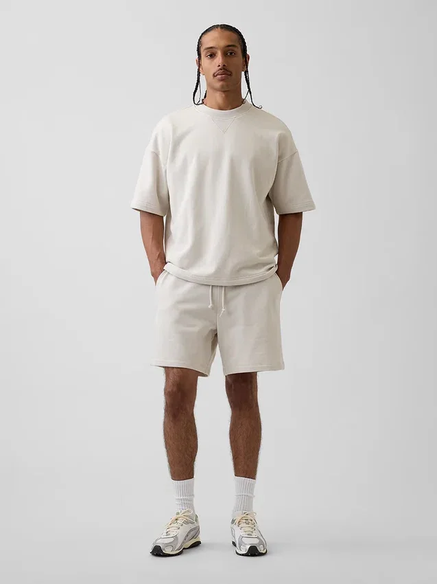 Shorts aus schwerem French-Terry-Stoff für Erwachsene