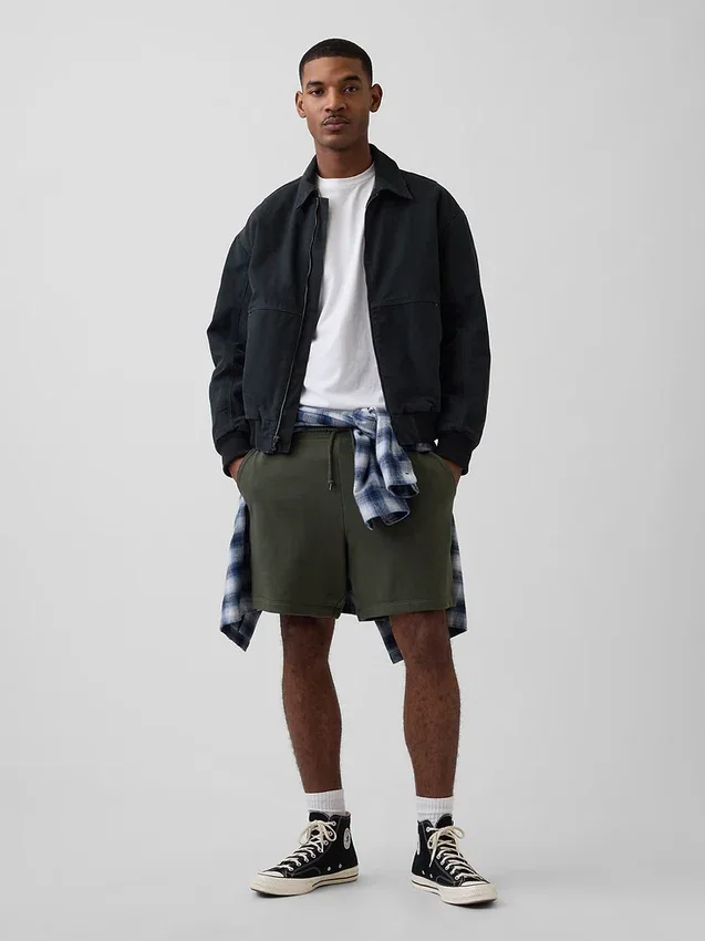 Shorts aus schwerem French-Terry-Stoff für Erwachsene