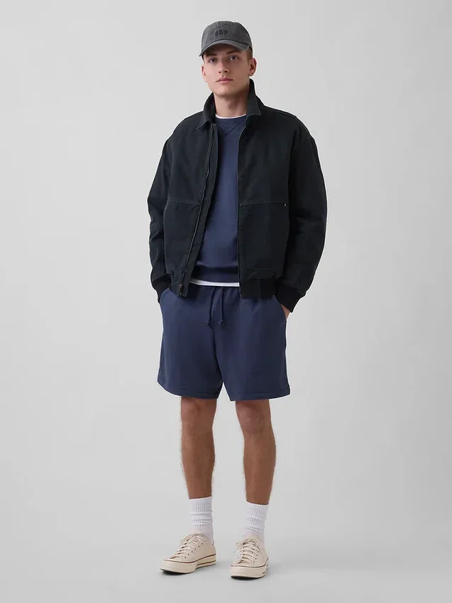 Shorts aus schwerem French-Terry-Stoff für Erwachsene