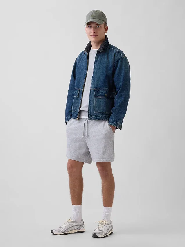 Shorts aus schwerem French-Terry-Stoff für Erwachsene