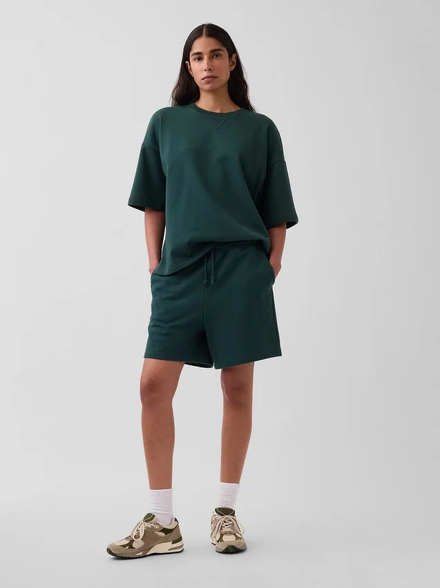 Shorts aus schwerem French-Terry-Stoff für Erwachsene