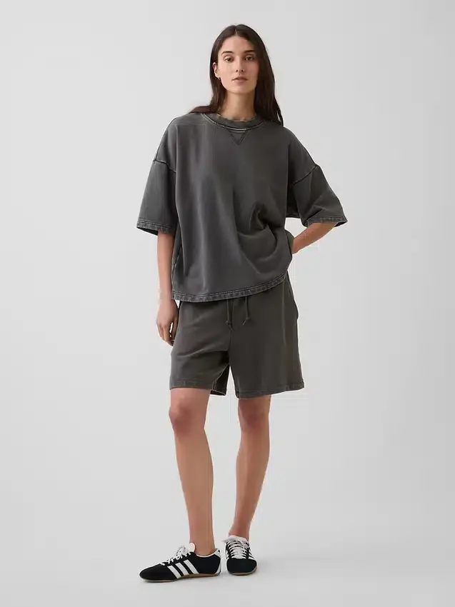 Shorts aus schwerem French-Terry-Stoff für Erwachsene