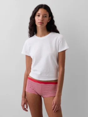 Shorty aus Bio-Stretch-Baumwolle