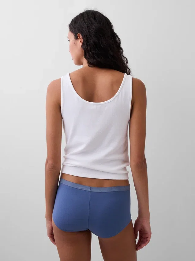 Shorty aus Bio-Stretch-Baumwolle