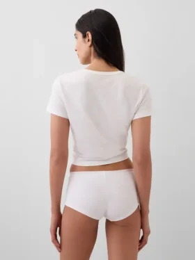 Shorty aus Bio-Stretch-Baumwolle