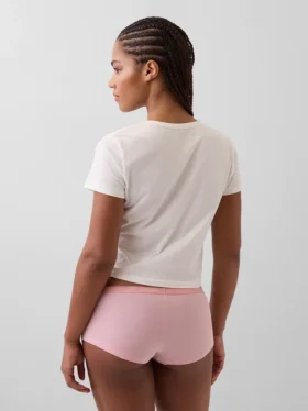 Shorty aus Bio-Stretch-Baumwolle