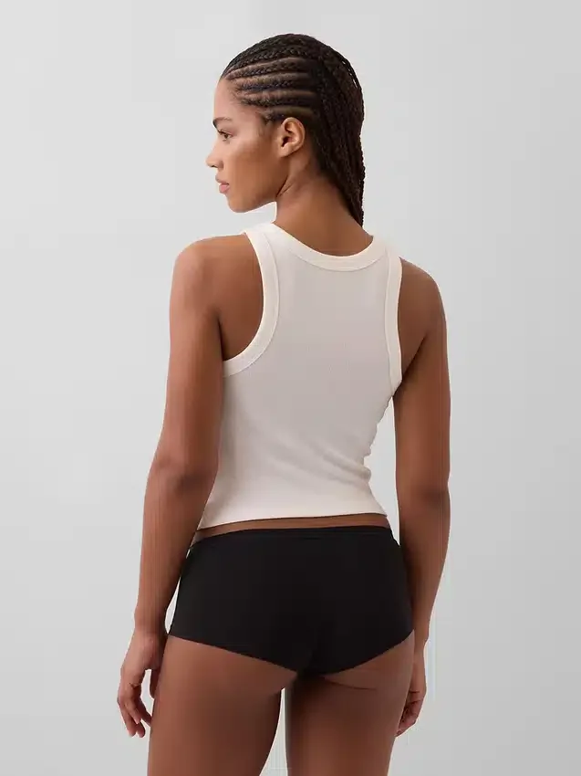 Shorty aus Bio-Stretch-Baumwolle