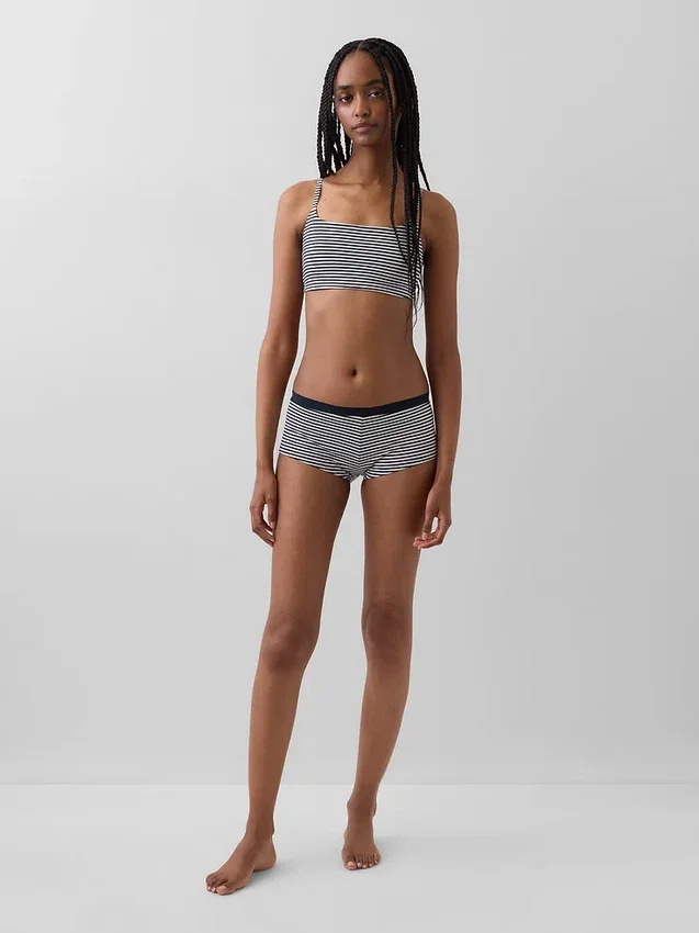 Shorty aus Bio-Stretch-Baumwolle