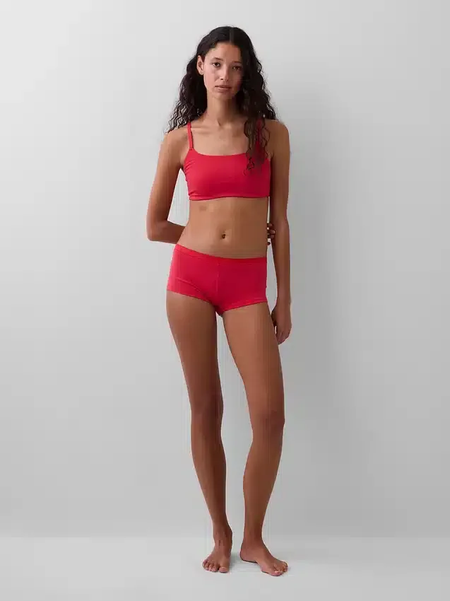 Shorty aus Bio-Stretch-Baumwolle