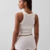 Shorty aus Bio-Stretch-Baumwolle mit hoher Leibhöhe