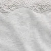 Shorty aus Bio-Stretch-Baumwolle mit Spitzenbesatz