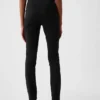 Skinny-Hose aus Doppelstrick mit hoher Leibhöhe