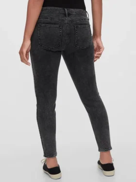 Skinny-Jeans mit Einsatz für Umstandsmode
