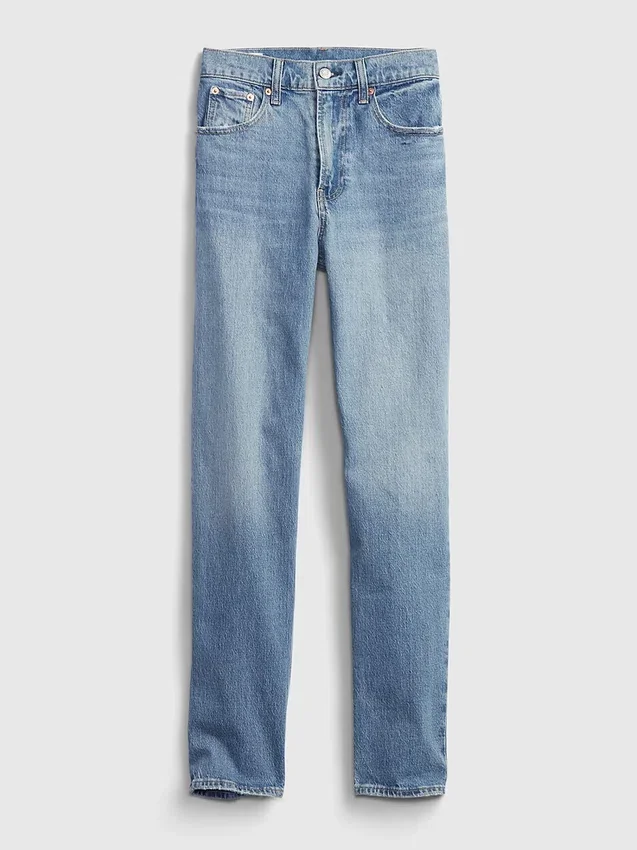 Sky High Straight-Leg-Jeans