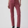 Slim-Fit-Jeans mit geradem Bein im 90er-Jahre-Stil und Schnürung, niedrige Leibhöhe