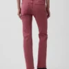 Slim-Fit-Jeans mit geradem Bein im 90er-Jahre-Stil und Schnürung, niedrige Leibhöhe