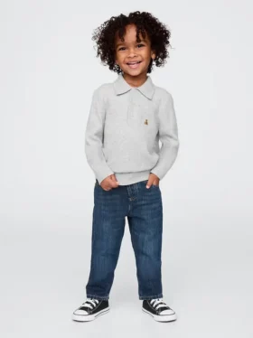 Slim-Fit-Jeans zum Hineinschlüpfen für Baby & Kleinkind