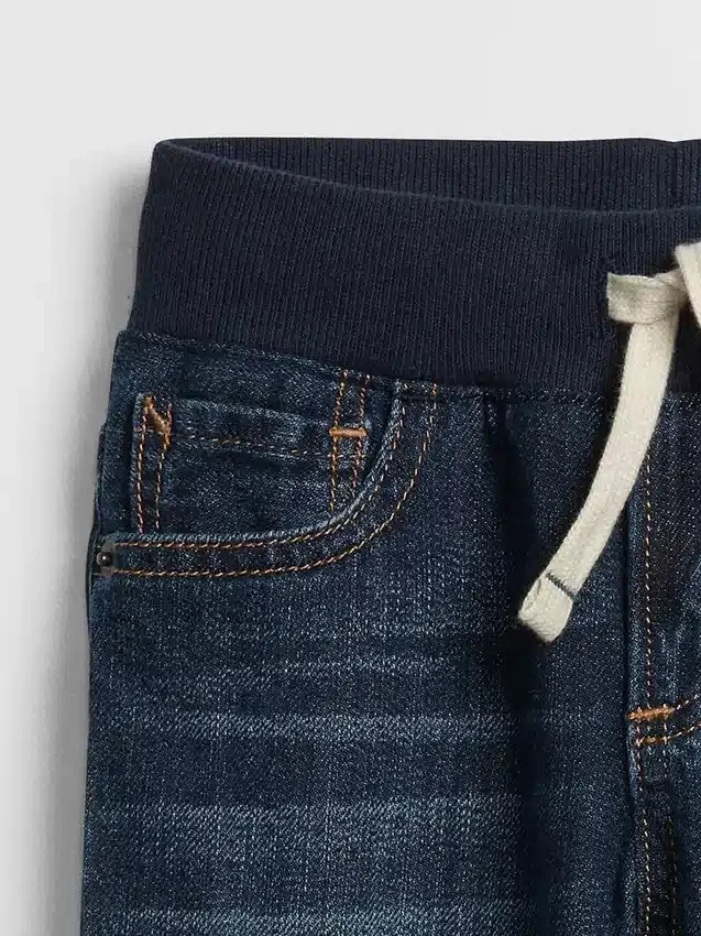 Slim-Fit-Jeans zum Hineinschlüpfen für Baby & Kleinkind