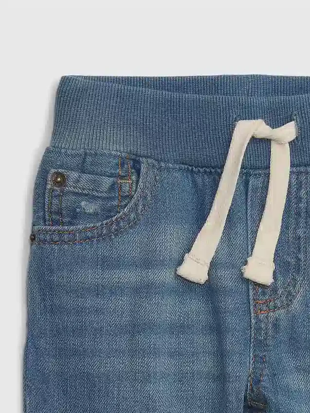 Slim-Fit-Jeans zum Hineinschlüpfen für Baby & Kleinkind