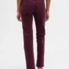 Slim-Straight-Hose aus Cord mit niedriger Leibhöhe im 90er-Jahre-Stil