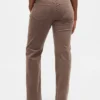 Slim-Straight-Hose aus Cord mit niedriger Leibhöhe im 90er-Jahre-Stil
