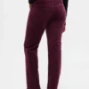 Slim-Straight-Hose aus Cord mit niedriger Leibhöhe im 90er-Jahre-Stil