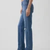 Slim-Straight-Jeans im 90er-Jahre-Stil mit niedriger Leibhöhe