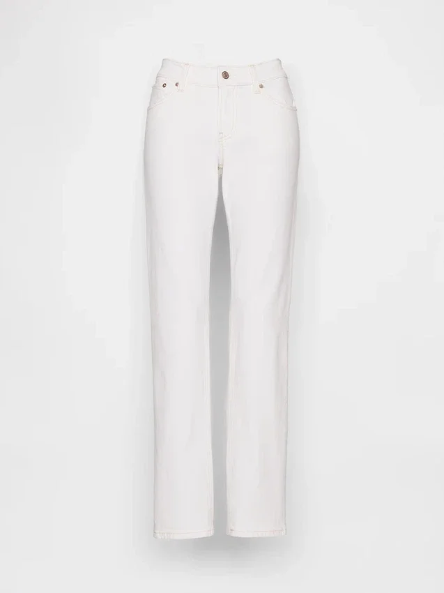 Slim-Straight-Jeans im 90er-Jahre-Stil mit niedriger Leibhöhe