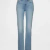 Slim-Straight-Jeans im 90er-Jahre-Stil mit niedriger Leibhöhe