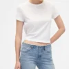 Slim-Straight-Jeans im 90er-Jahre-Stil mit niedriger Leibhöhe