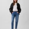 Slim-Taper-Jeans mit mittlerer Leibhöhe