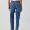 Slim-Taper-Jeans mit mittlerer Leibhöhe