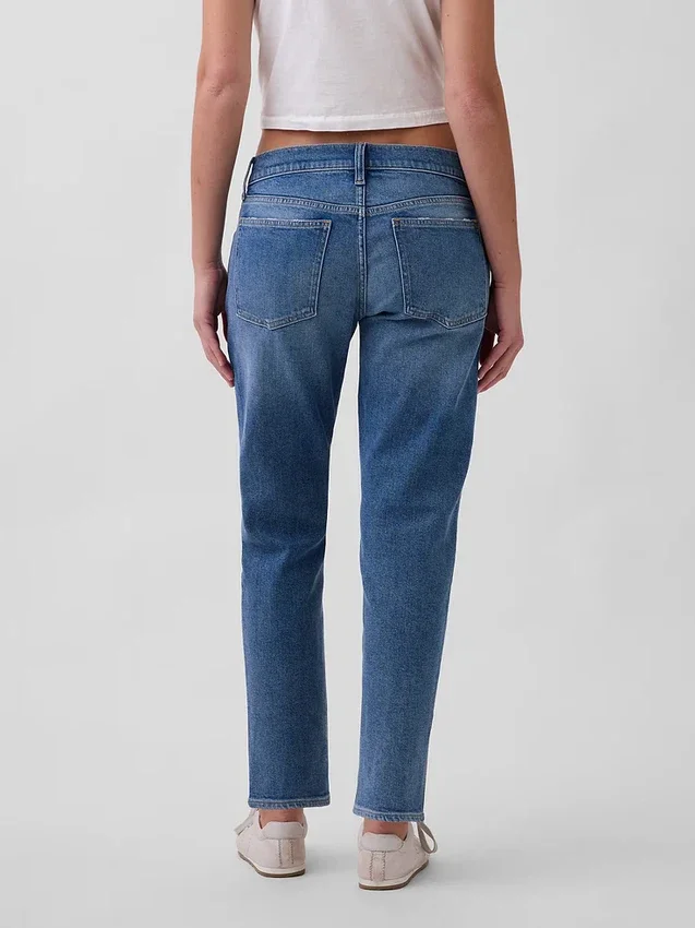 Slim-Taper-Jeans mit mittlerer Leibhöhe