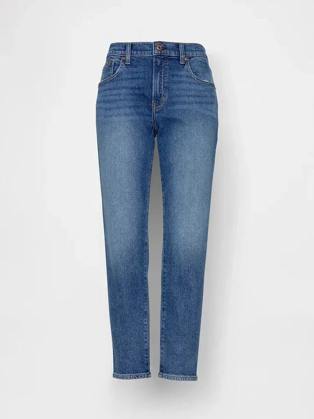 Slim-Taper-Jeans mit mittlerer Leibhöhe