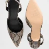 Slingback-Schuhe mit Kitten-Heel