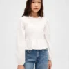 Smock-Peplum-Oberteil für Kinder