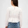 Smock-Peplum-Oberteil für Kinder